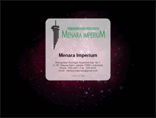 Tablet Screenshot of menara-imperium.com